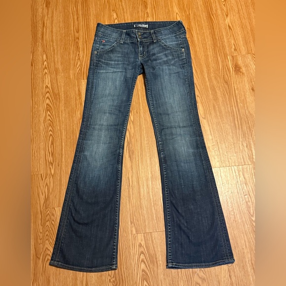 Women’s Hudson Jeans Dark Blue Flare Denim Size 26 - Picture 1 of 9